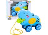 Ippopotamo Su Una Corda Che Tira Suoni Per Bambini Blu
