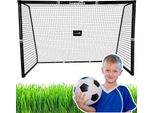 Porta Da Calcio Mobile Per Bambini In Metallo 180X120X60Cm