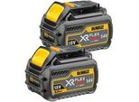 Xr Flexvolt Akku-Starterkit DCB546T2, 54Volt Gelb/Schwarz, 2 StüCk, 54Volt 2Ah Oder 18Volt 6Ah