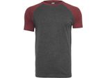 Urban Classics - Maglietta Raglan A Contrasto Antracite - L