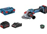 Bosch Professional Gwx 18V-15 Sc - Smerigliatrice Angolare A Batteria - Blu/Nero