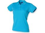Henbury H476 | Polo Donna Coolplus Wicking / Micro-Piqué - Colore: Turchese - Taglia: Xxl