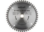 Lama Wolfcraft Per Tagli Fini ø165X20,16 Z48 6621000