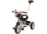 Triciclo PRO100 Cestino Nero Ruote Eva