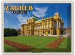 Vianmo Insegna Di Latta 30X40 Cm Zagreb Kroatien Nationaltheater