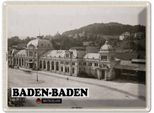 Vianmo Insegna Di Latta 30X40 Cm Baden-Baden Alter Bahnhof