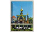 Vianmo Insegna Di Latta 40X30 Cm Darmstadt Russische Kapelle