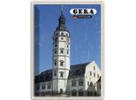 Vianmo Insegna Di Latta 40X30 Cm Gera Rathaus Altstadt