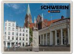 Vianmo Insegna Di Latta 30X40 Cm Schwerin Marktplatz