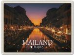 Vianmo Insegna Di Latta 30X40 Cm Mailand Italien Navigli-Viertel