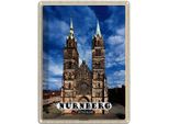 Vianmo Insegna Di Latta 40X30 Cm NüRnberg Lorenzkirche