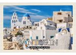 Vianmo Insegna In Legno 12X18 Cm Santorin Griechenland Pyrgos Dorf