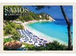 Vianmo Insegna In Legno 12X18 Cm Samos Griechenland Lemonakia Beach Strand