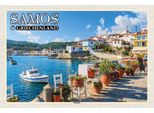 Vianmo Insegna In Legno 12X18 Cm Samos Griechenland KokkáRi Stadt