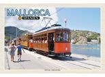 Vianmo Insegna In Legno 12X18 Cm Mallorca Spanien Insel-Tram-Tranvia