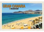 Vianmo Insegna In Legno 12X18 Cm Gran Canaria Spanien Playa De Las Canteras