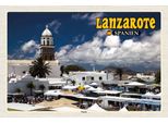Vianmo Insegna In Legno 12X18 Cm Lanzarote Spanien Teguise Stadt Kirche