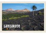 Vianmo Insegna In Legno 12X18 Cm Lanzarote Spanien La Geria Dorf