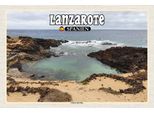Vianmo Insegna In Legno 12X18 Cm Lanzarote Spanien Charco Del Palo Ort