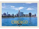 Vianmo Insegna In Legno 12X18 Cm Chicago Usa Skyline HochhäUser