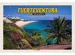 Vianmo Insegna In Legno 12X18 Cm Fuerteventura Spanien Playa Jandia Meer