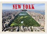 Vianmo Insegna In Legno 12X18 Cm New York Usa Central Park
