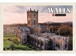 Vianmo Insegna In Legno 12X18 Cm Wales United Kingdom St. Davids Cathedral