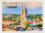 Vianmo Insegna In Legno 30X40 Cm Zagreb Kroatien Kathedrale Bischofskirche