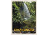 Vianmo Insegna In Legno 40X30 Cm Gran Canaria Spanien Barranco Del Laurel