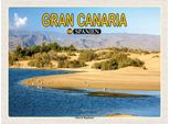 Vianmo Insegna In Legno 30X40 Cm Gran Canaria Spanien Dunas De Maspalomas