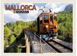 Vianmo Insegna In Legno 30X40 Cm Mallorca Spanien Roter Blitz Tren SóLler