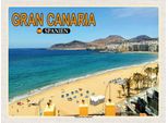 Vianmo Insegna In Legno 30X40 Cm Gran Canaria Spanien Playa De Las Canteras