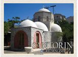 Vianmo Insegna In Legno 30X40 Cm Santorin Griechenland Kloster Profitis