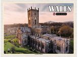 Vianmo Insegna In Legno 30X40 Cm Wales United Kingdom St. Davids Cathedral