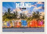 Vianmo Insegna In Legno 30X40 Cm Miami Usa Strand Palmen Urlaub