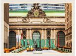 Vianmo Insegna In Legno 30X40 Cm New York Usa Grand Central Terminal
