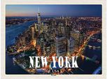 Vianmo Insegna In Legno 30X40 Cm New York Usa Big Apple HochhäUser