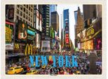 Vianmo Insegna In Legno 30X40 Cm New York Usa Times Square Zentrum