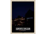 Vianmo Insegna In Legno 40X30 Cm Hamburg St. Pauli Theater