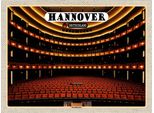 Vianmo Insegna In Legno 30X40 Cm Hannover Staatstheater