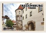 Vianmo Insegna In Legno 12X18 Cm Regensburg Porta Practoria Schloss