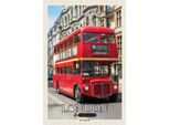 Vianmo Insegna In Legno 18X12 Cm London Uk Red London Bus