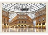 Vianmo Insegna In Legno 12X18 Cm Mailand Galleria Vittorio Emanuele