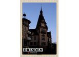 Vianmo Insegna In Legno 18X12 Cm Dresden Rathaus Plauen