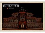 Vianmo Insegna In Legno 12X18 Cm Dresden SäChsische Schweiz