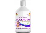 Swedish Nutra Collagen Liquid 10.000 Mg - Collagene Bovino Idrolizzato Con Acido Ialuronico, Vitamine E Minerali, 500 Ml