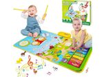Tappetino Musicale Giocattolo Per Bambini, Regalo Giocattolo Per Neonati, Tappetino Pianoforte, Bambini Piccoli, Movimento E Sviluppo Del Bambino