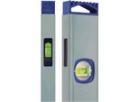 Livella A Bolla 200 Cm In Alluminio Blu Con Bolla A Specchio Max. ±0,5 Mm/M