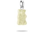 Ciondolo Thomas Sabo, Orsetto D'oro In Vetro, Leggermente Trasparente, In Argento