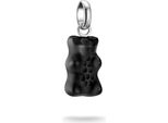 Ciondolo Thomas Sabo, Orso D'oro In Vetro, In Nero, In Argento